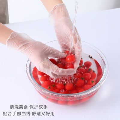 9 इंच डिस्पोजेबल विनाइल ग्लोव सिंगल-एक्सएल साइज टेक्सचर्ड लेटेक्स फ्री प्रोटेक्टिव ग्लोव्स मेडिकल फूड हैंडलिंग क्लीनिंग के लिए