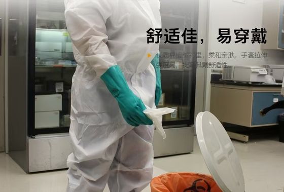 लेटेक्स मुक्त ग्रीन नाइट्राइल ग्लोव केमोथेरेपी परीक्षणित रसायन प्रतिरोधी ग्लोव चिकित्सा और प्रयोगशाला के लिए सुरक्षा प्रदान करते हैं